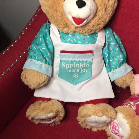 Snowflake Teddy Christmas Bears - Picture 3 of 13